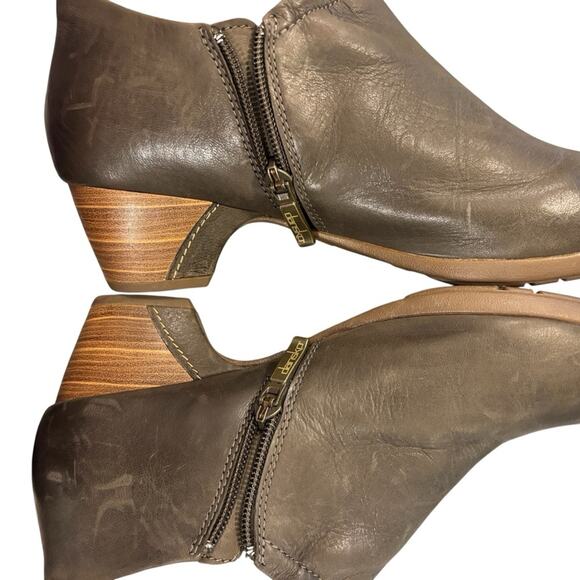 DANSKO Debbie Burnished Leather Ankle Booties, Size 41, US Size 10.5-11 - Picture 6 of 8